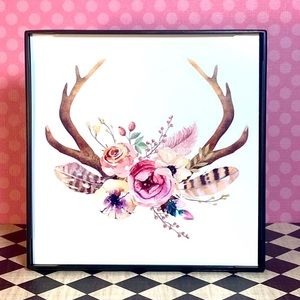 Boho Antler Decor